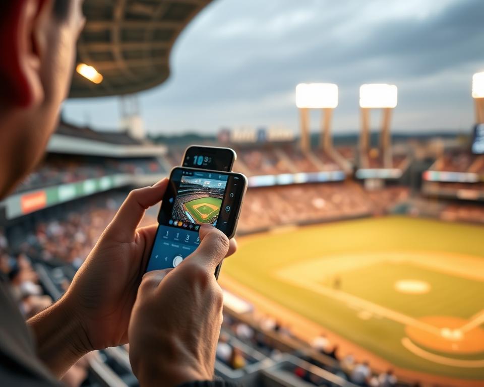 Assista beisebol ao vivo no seu celular