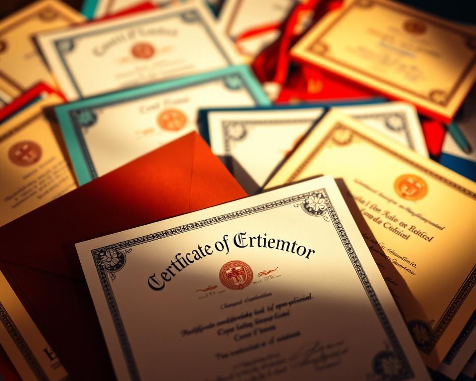 Certificações reconhecidas em educação