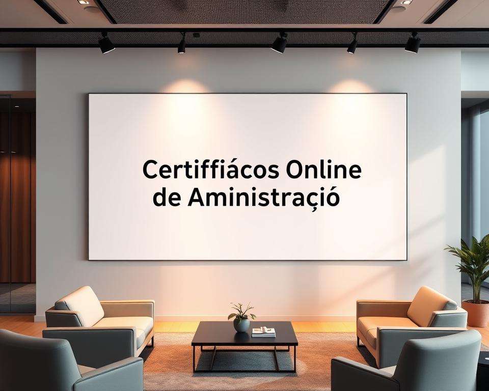 Certificados Online de Administração com Maior Valia