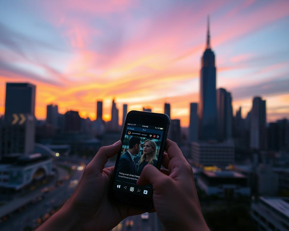 Novelas curtas no celular