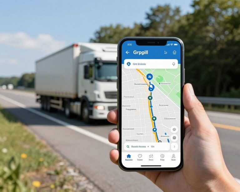 Aplicativo para GPS de caminhão