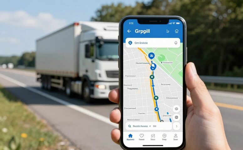 Aplicativo GPS de caminhão grátis para celular