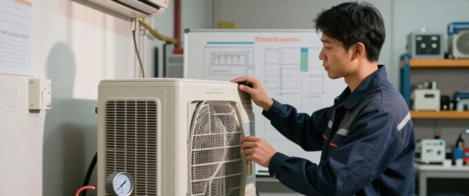 Curso HVAC para manutenção de ar condicionado