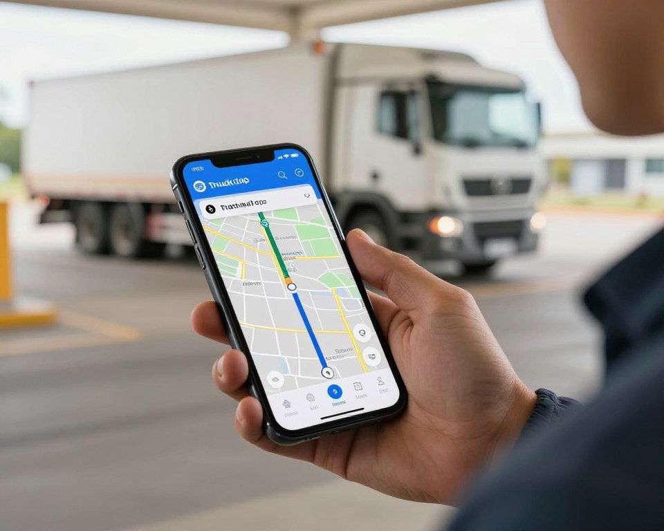 aplicativo para GPS de caminhão