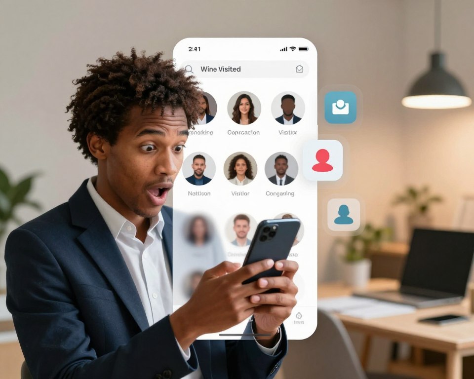 descubra quem visitou sua rede social