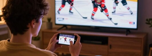 Assista NHL ao vivo grátis no celular