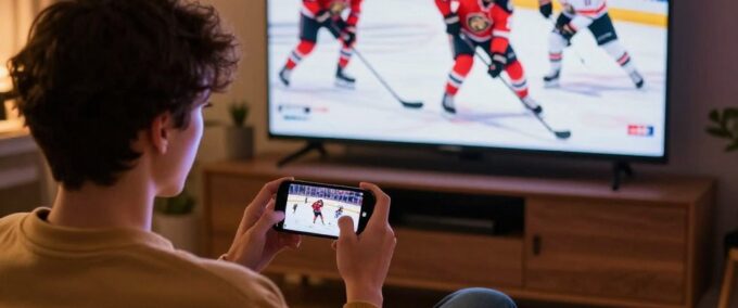 Assista NHL ao vivo grátis no celular