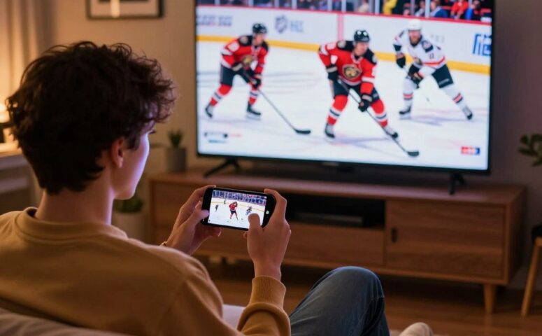 Assista NHL ao vivo grátis no celular
