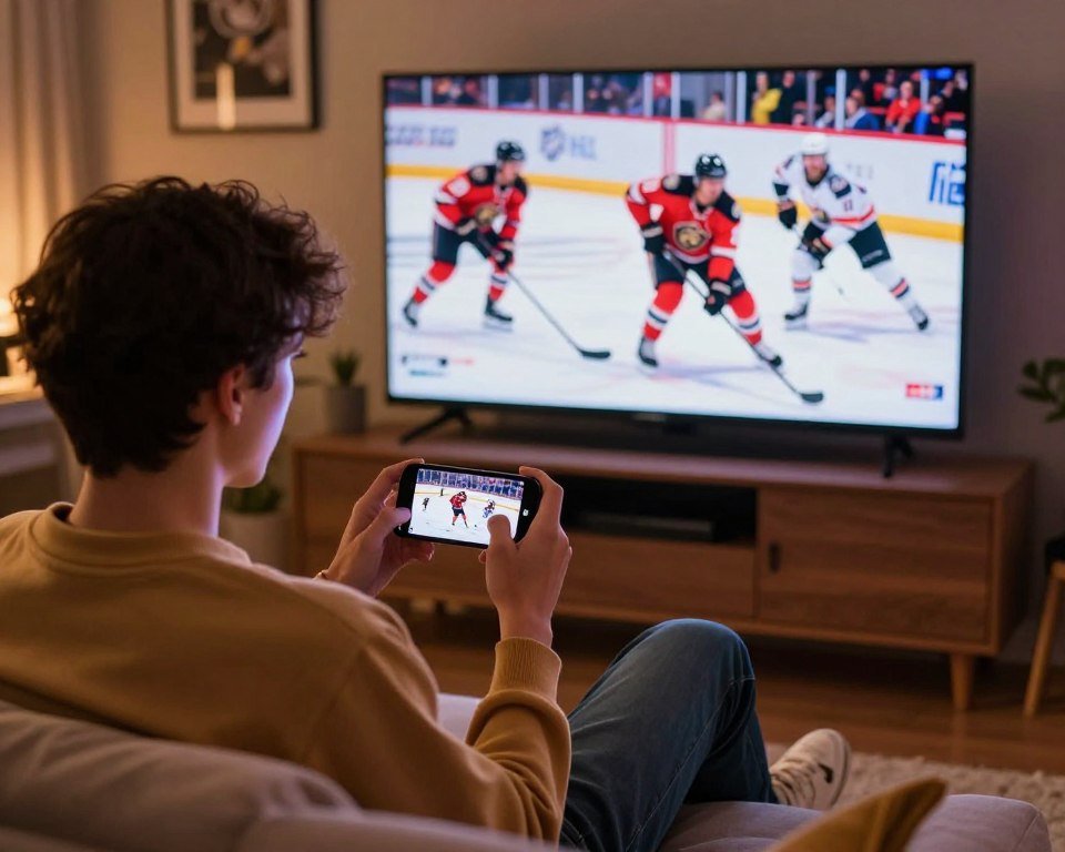 Assista NHL ao vivo grátis no celular