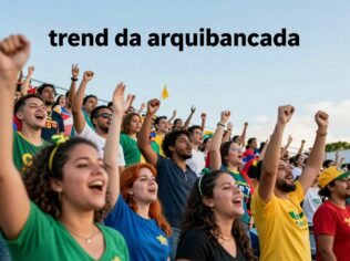 Como fazer a trend viral da arquibancada