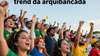 Como fazer a trend viral da arquibancada