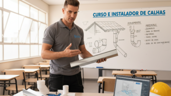 Curso de Instalador de Calhas Online e Gratuito