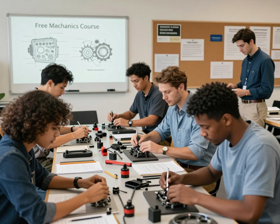 Curso grátis de mecânica com certificado