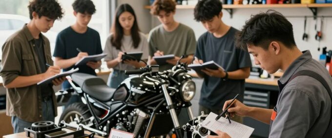 Curso de mecânica de motocicleta gratuito
