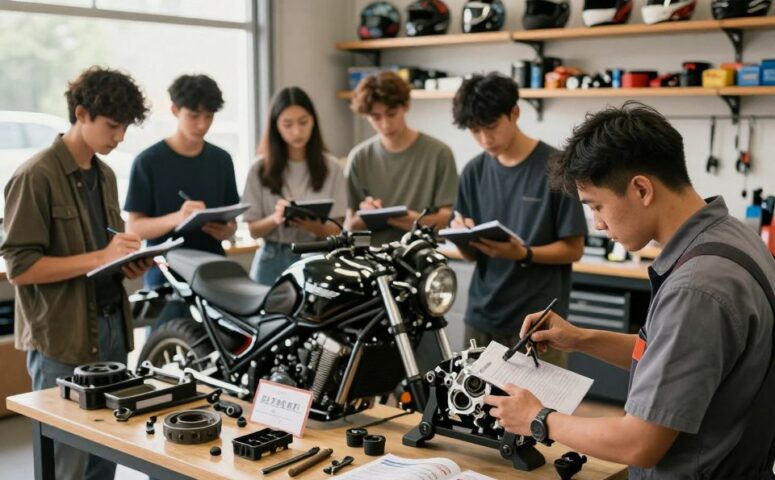 Curso de mecânica de motocicleta gratuito