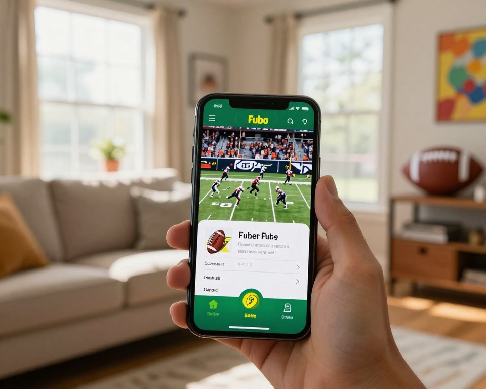 Fubo para college football no celular