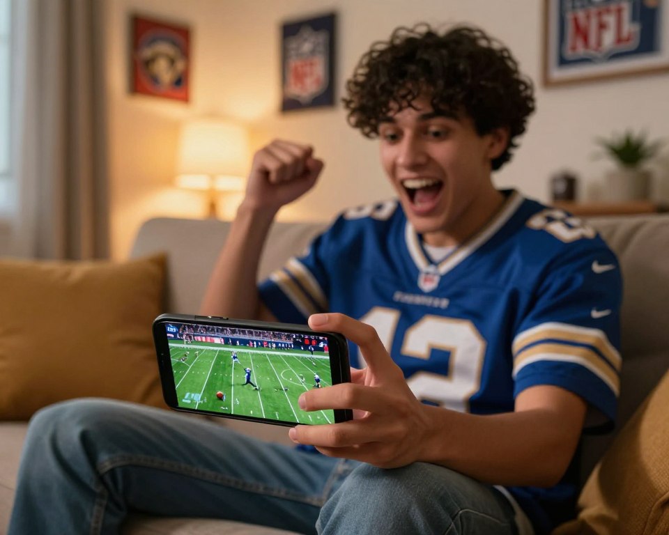 jogos da NFL no celular